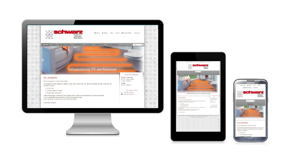 Responsive Webdesign am Beispiel unseres Kunden Fritz Schwarz GmbH